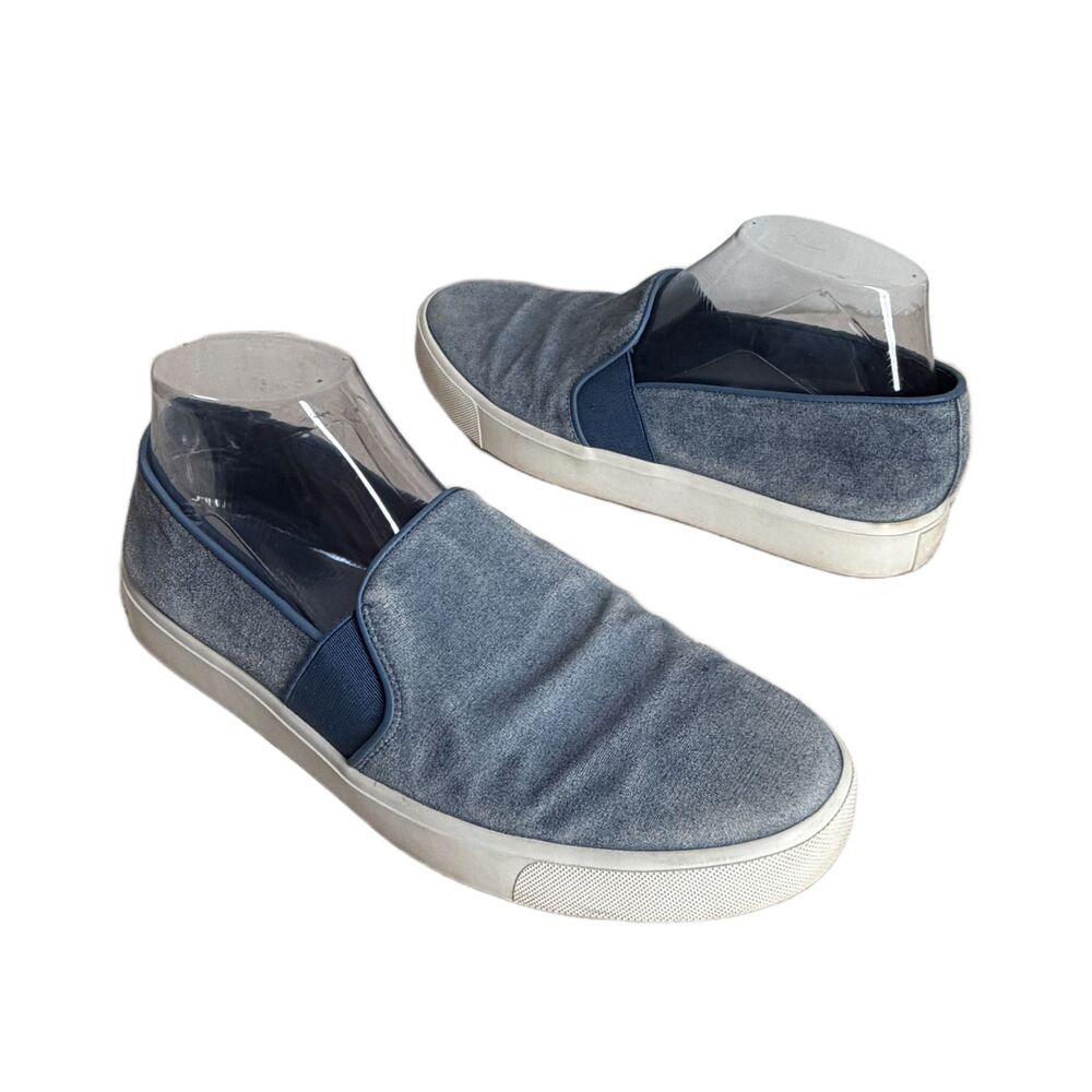 Vince Blair Shoes 8 Dusky Light Denim Blue Slip On Sneakers
